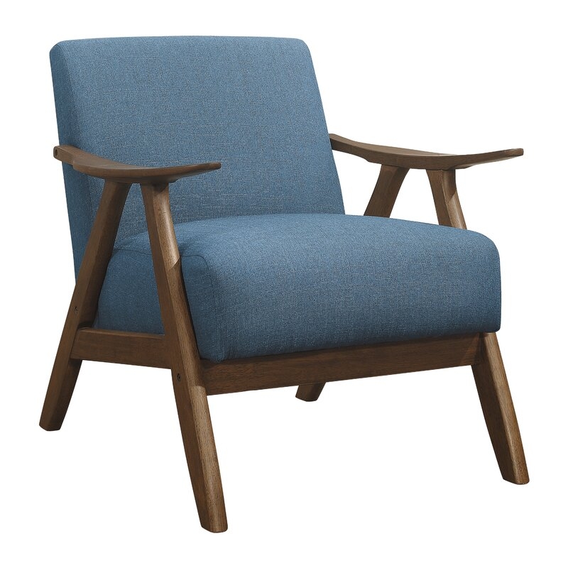 Hofstetter Fabric Accent Armchair_Blue - Image 0