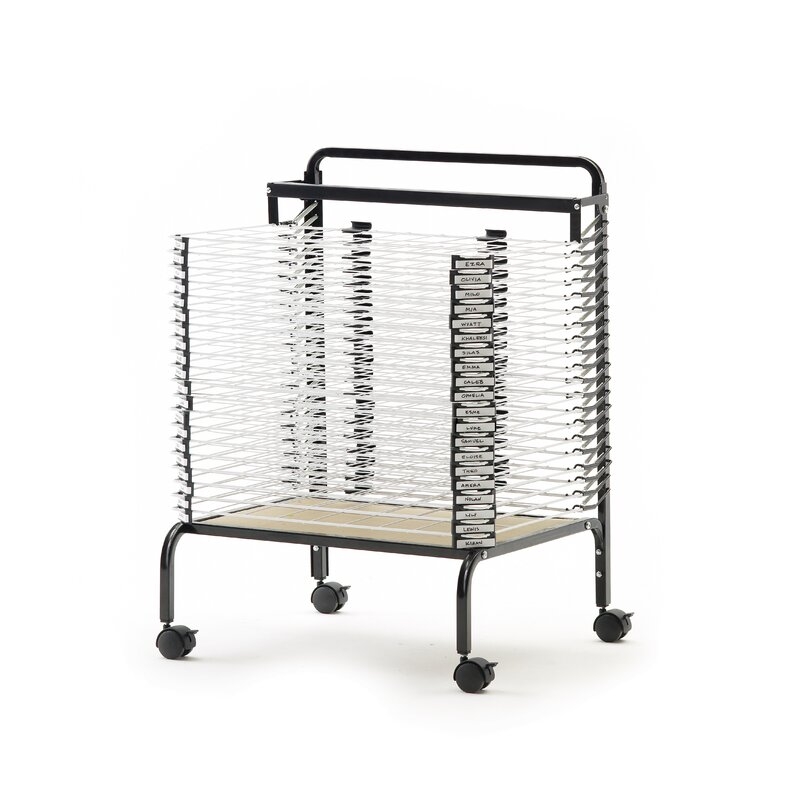 Spring Loaded Drying 58.5" H 20 Shelving Unit Drying Rack - Image 0