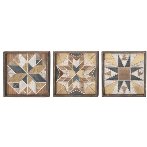 3 Piece Wood Wall Decor Set - Image 0
