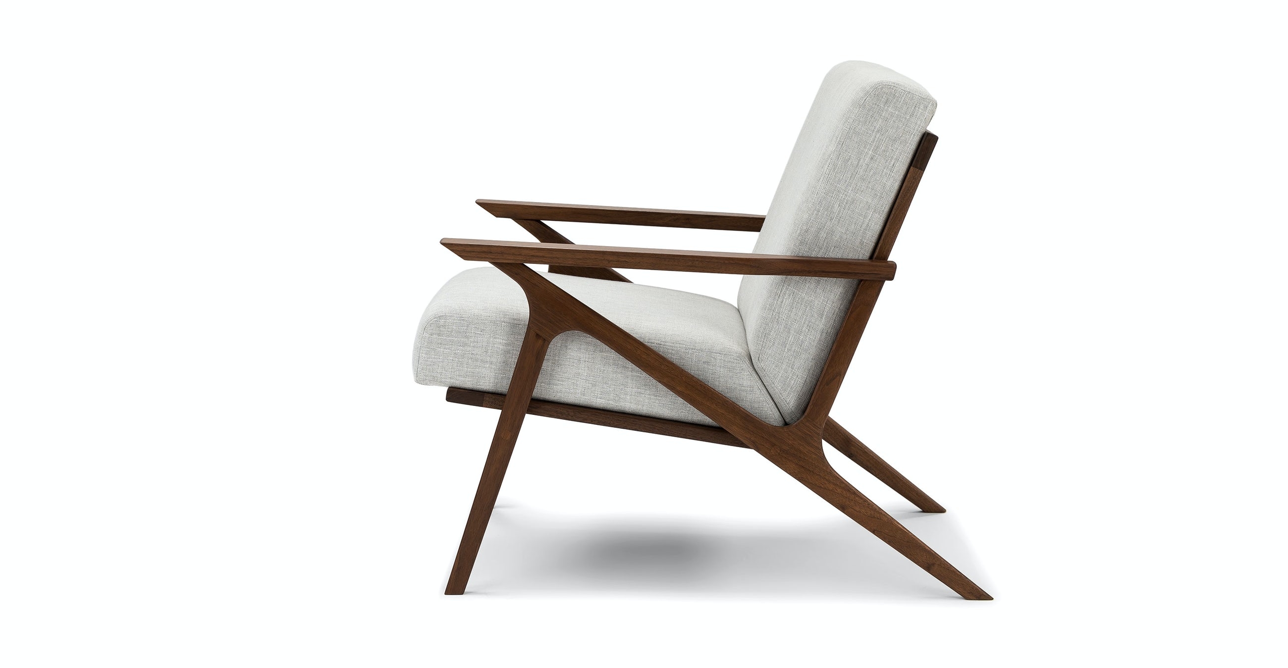 Otio Mist Gray walnut Lounge Chair - Image 3
