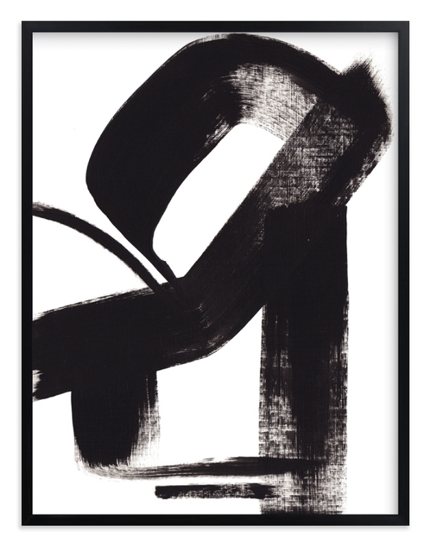 Untitled 1b Art Print - 40x54 - Rich Black Wood Frame - No Mat - Image 0