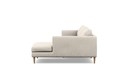 Owens Custom Sectional - 106" / Wheat / Round Tapered Leg - Image 4