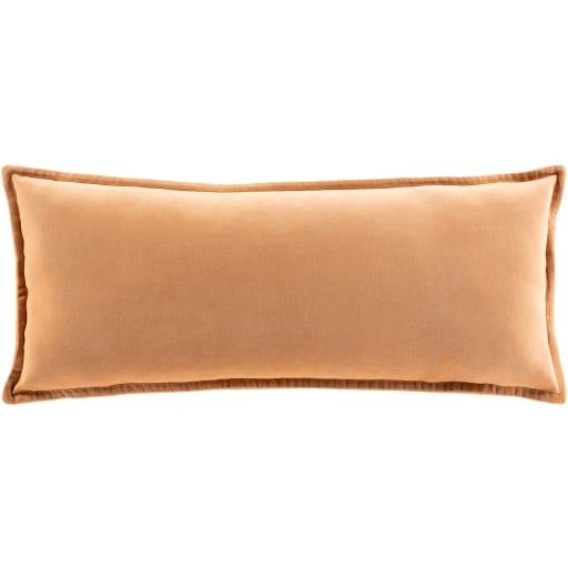 Gabrielle Lumbar Pillow Cover, 30" x 12", Camel - Image 0