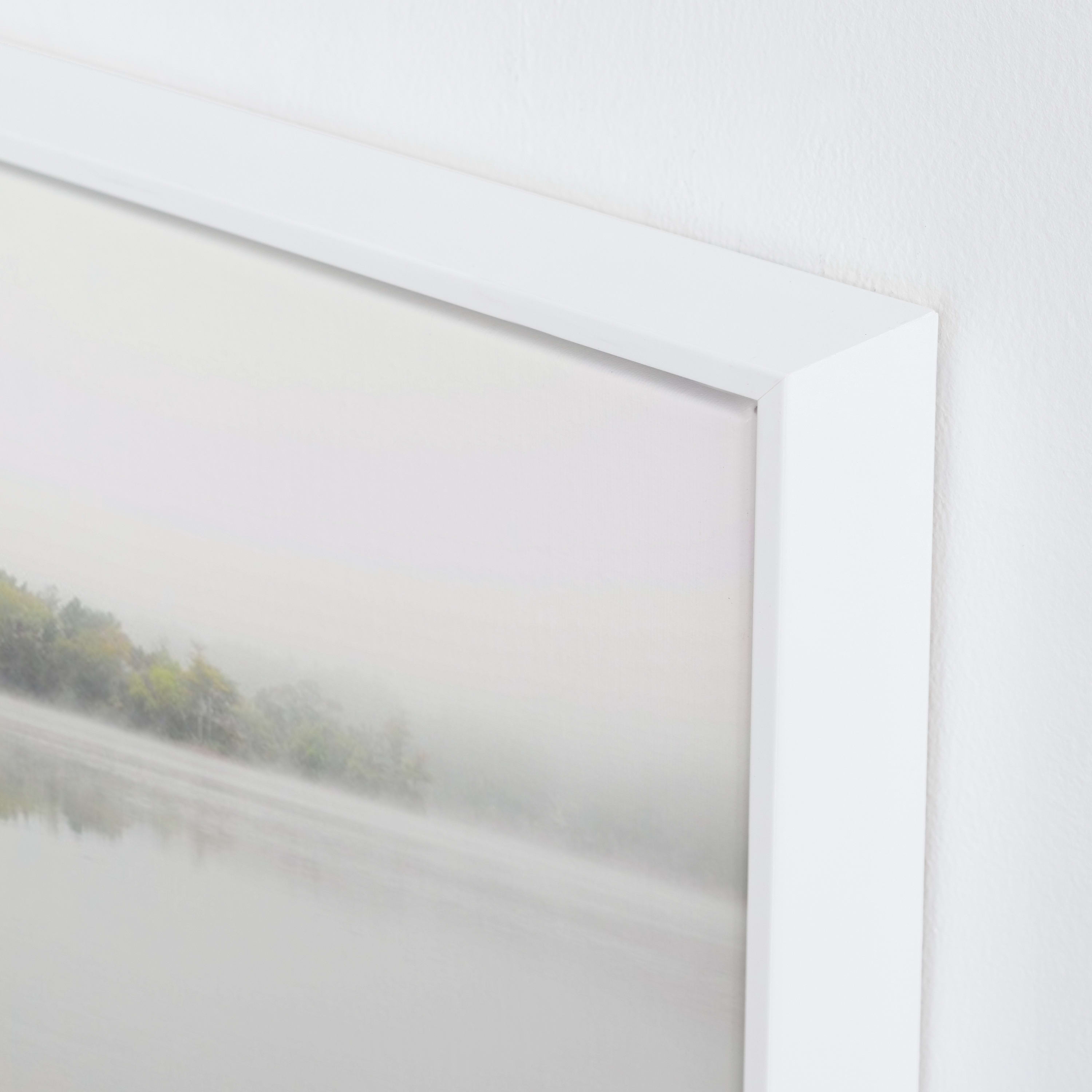 The Island - White Wood Canvas Frame - 40x30 - Image 1