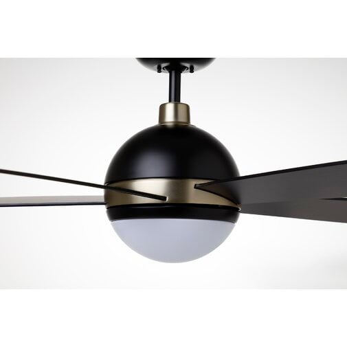 52" Tion Astor 5 Blade LED Ceiling Fan with Remote Light Kit Included - Image 2