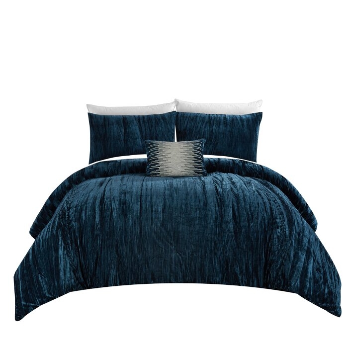 Dotson Comforter Set - Queen - Navy - Image 0