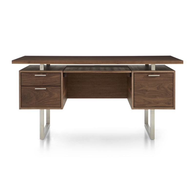 Clybourn Walnut Executive Desk - Image 2