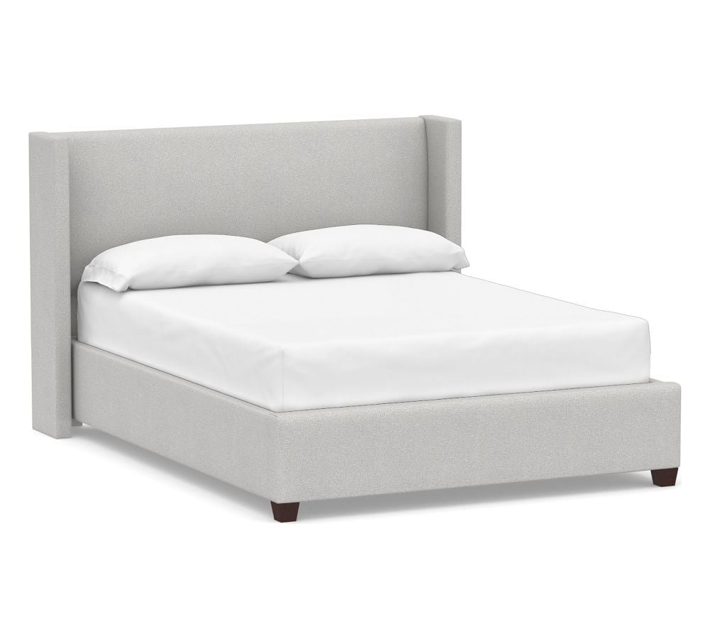 Elliot Shelter Upholstered Bed, Full, Park Weave Oatmeal - Image 0