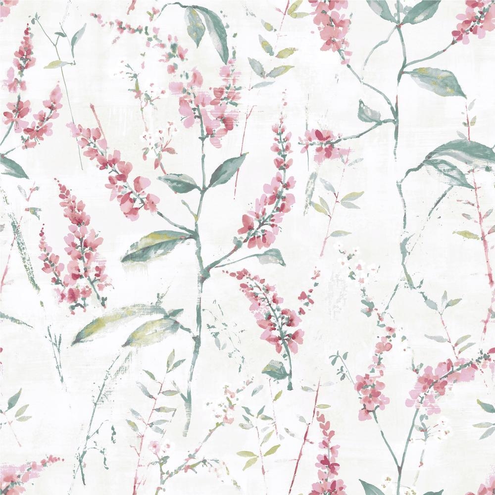 Floral Sprig Peel and Stick Wallpaper - Image 0