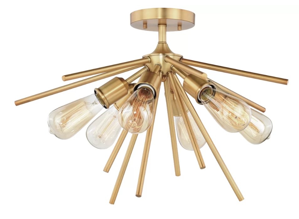 Berryhill 6-Light Semi Flush Mount - Image 0