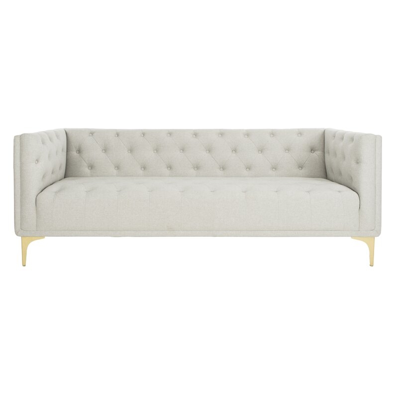 Luanna 80" Rolled Arm Chesterfield Sofa - Image 0