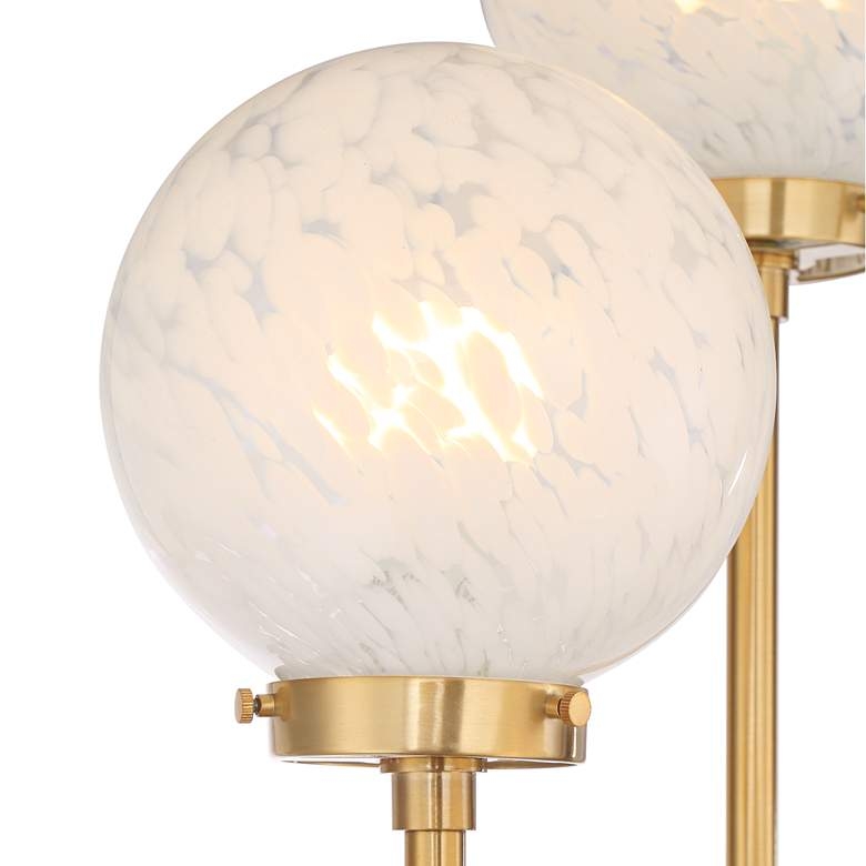 Possini Euro Candida Warm Gold 4-Light LED Floor Lamp - Image 3