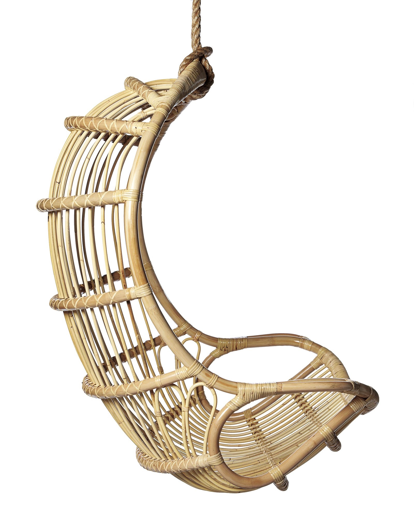 Hanging Rattan Chair - Natural - Image 4