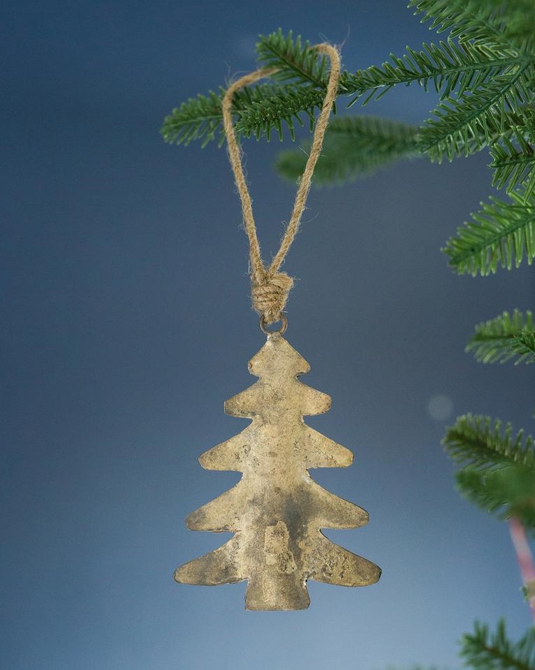 RUSTIC HOLIDAY TREE ORNAMENT - Image 1