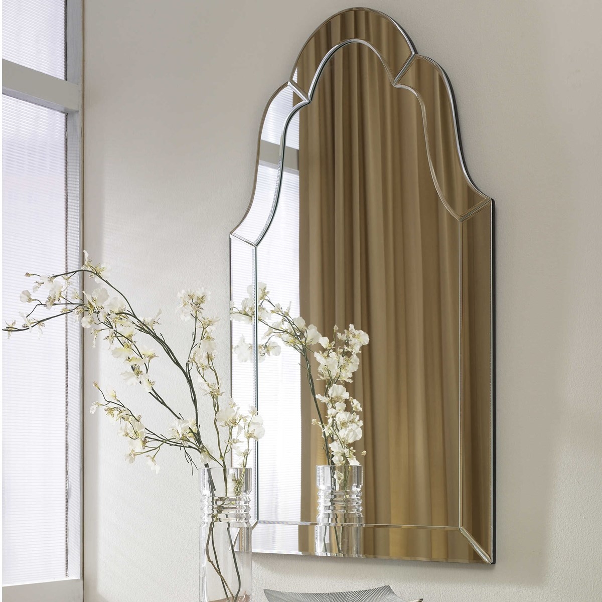 Hovan Frameless Arched Mirror - Image 1