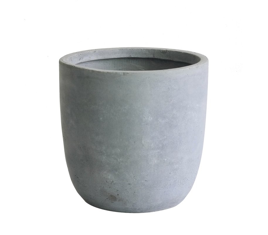 Modern Concrete Pot Planter - 15h - Image 0