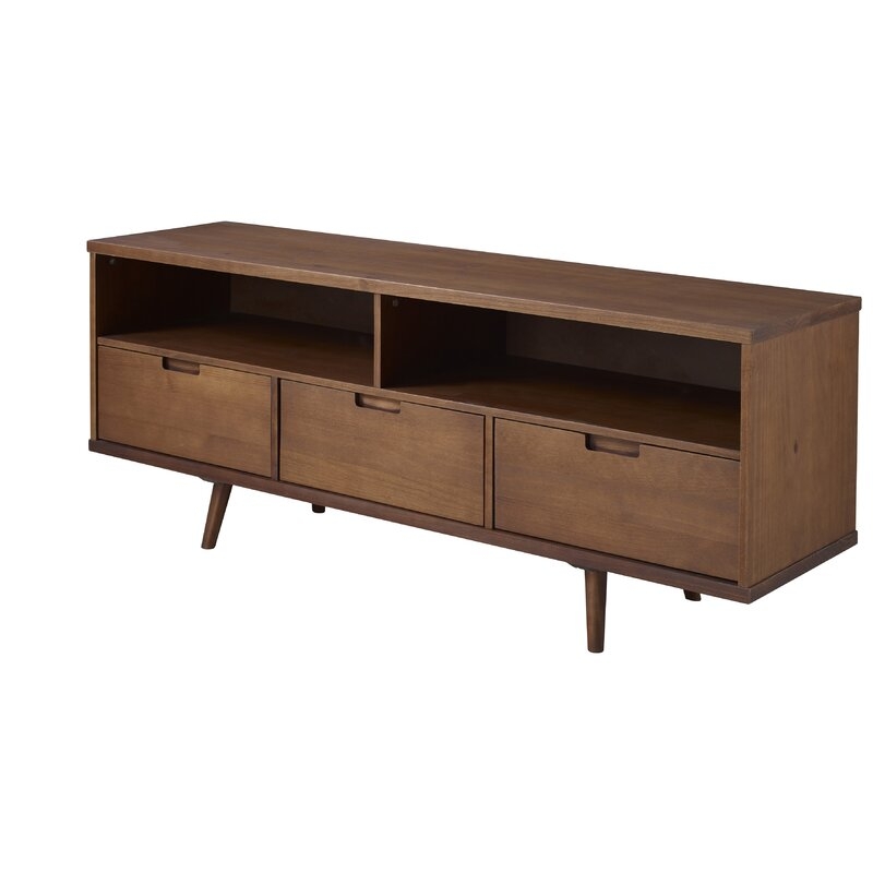 Gervais TV Stand for TVs up to 58- Walnut - Image 1