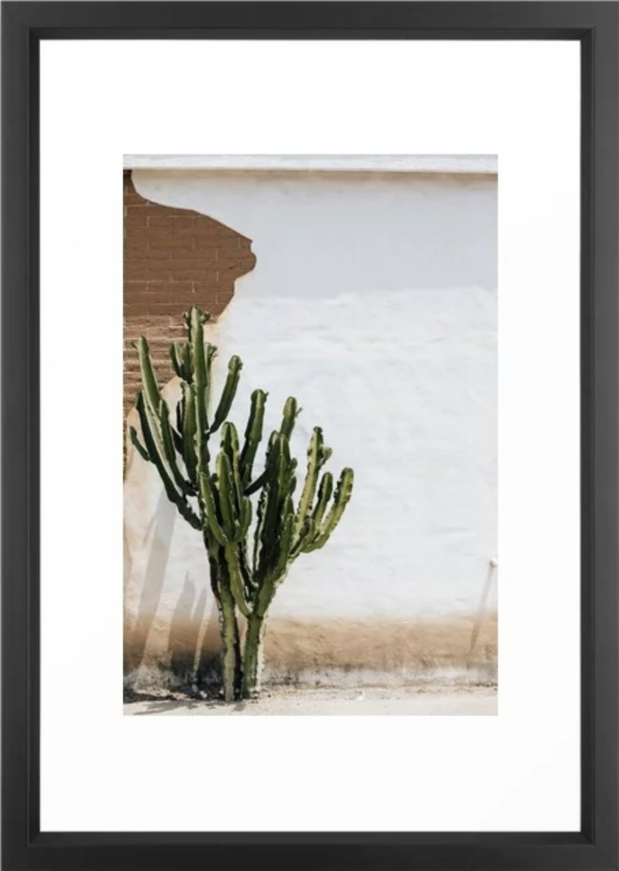 California Cactus - 15" x 21" - vector black - Image 0
