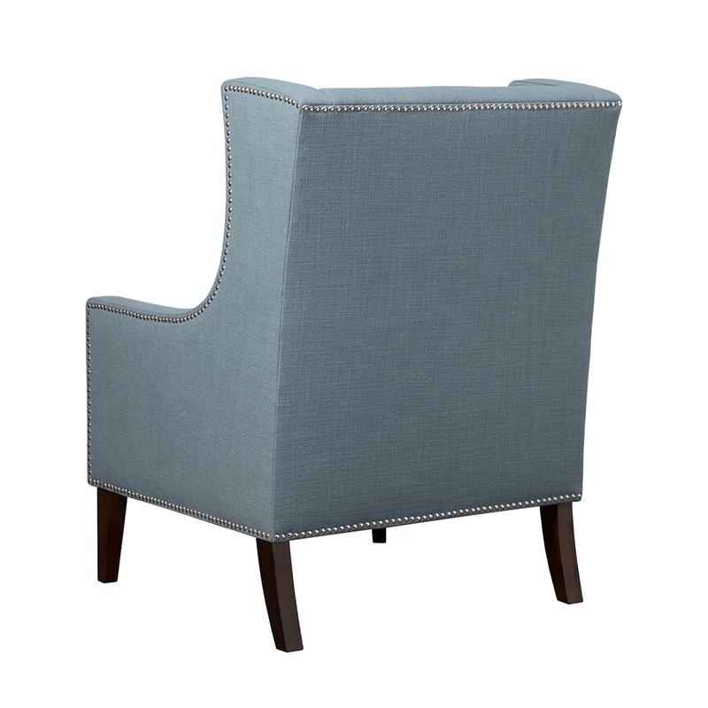 Agnes Wingback Chair Blue - Image 2