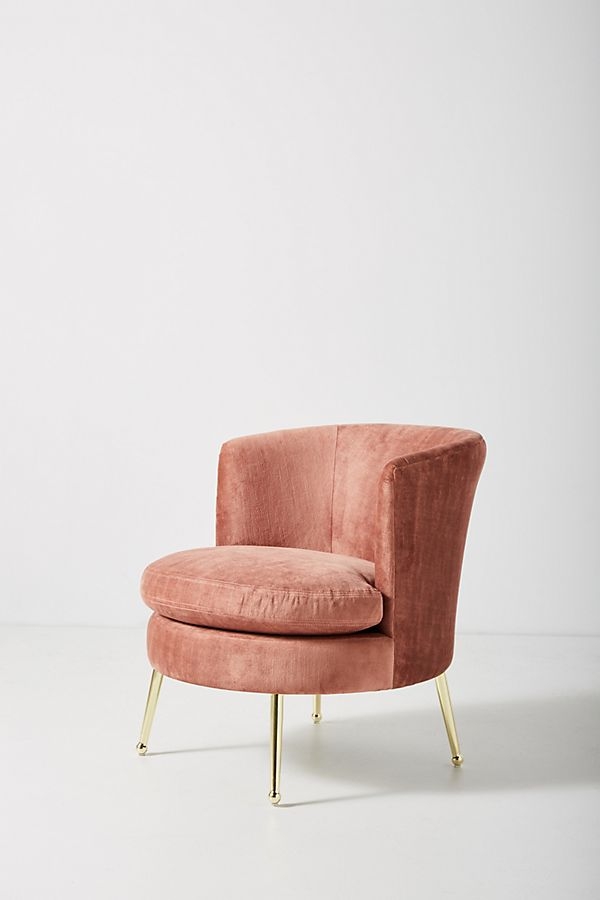 Cynthia Petite Accent Chair - Pink - Image 1