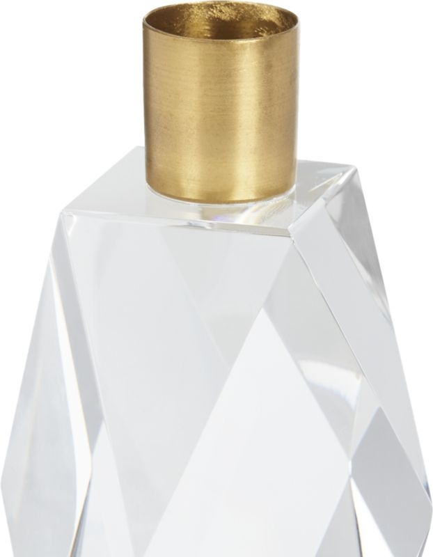 Cosette Crystal Taper Candle Holder 5" - Image 7