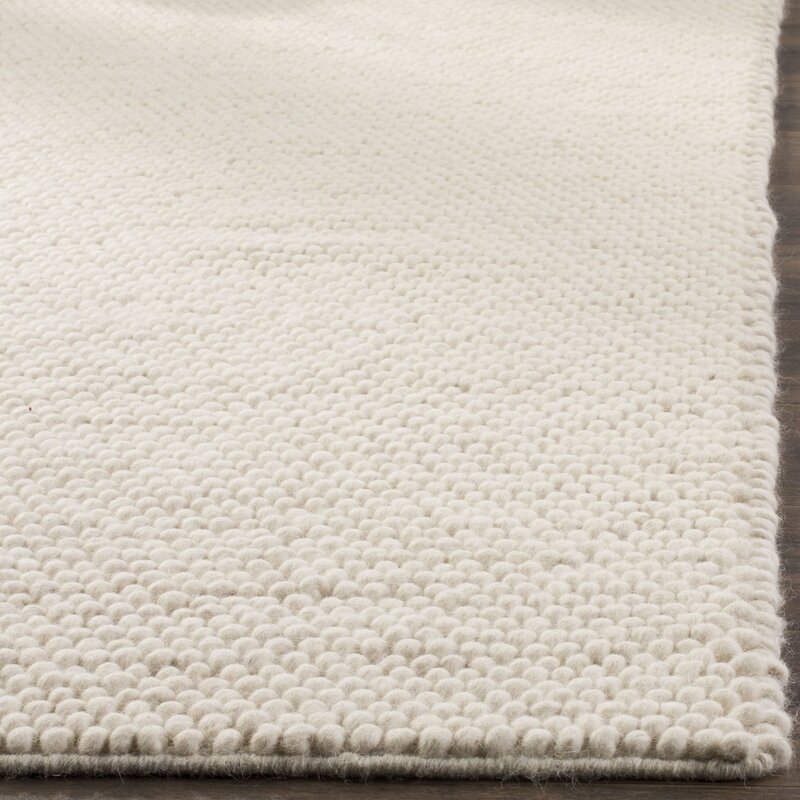 Elle Handmade Flatweave Ivory Area Rug - Image 0