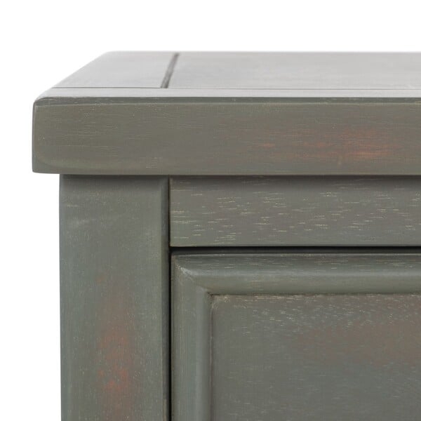 Toby Nightstand With Storage Drawers - French Grey - Arlo Home - Image 4