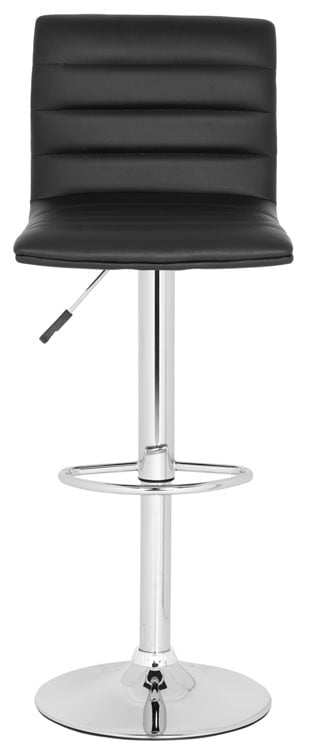 Arissa Swivel Bar Stool - Black - Safavieh - Image 0