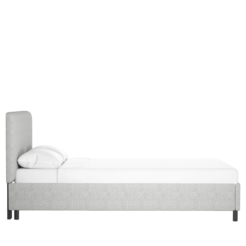 Keating Upholstered Platform Bed - Pumice - Queen - Image 2