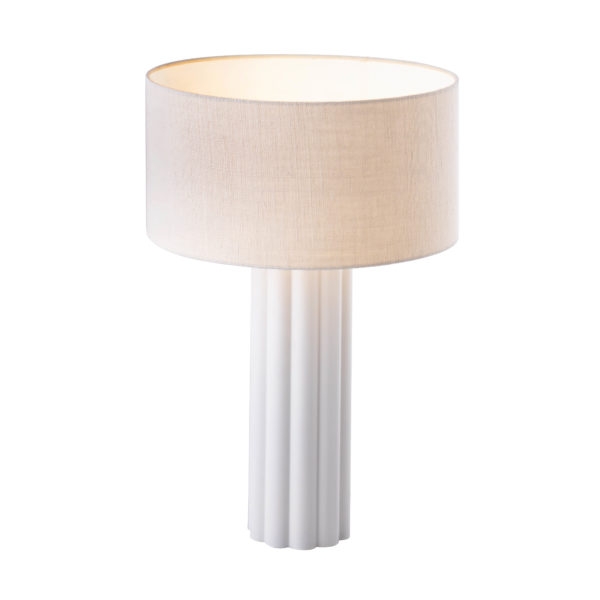 Latur Cream Table Lamp - Image 4