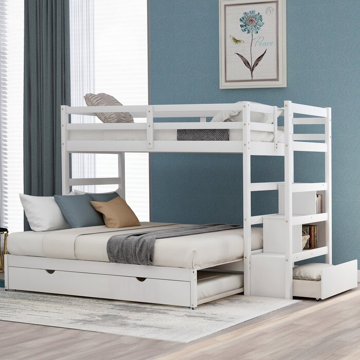 Rehobeth Twin Over Twin Bunk Bed with Trundle - Image 2