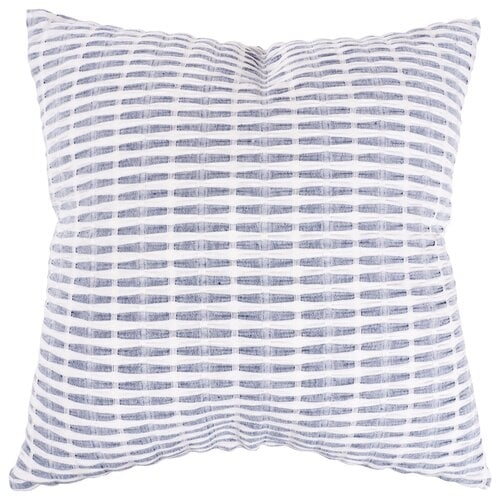Haynes Pleated Cotton Throw Pillow - Image 0