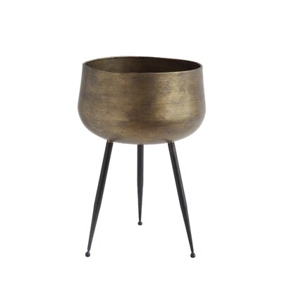 Mcmullen Iron Pot Planter with Legs - Image 0