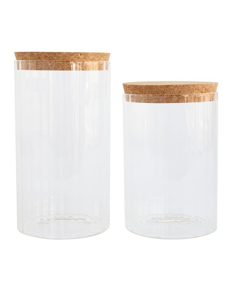 RIBBED CANISTER, LARGE - Image 1