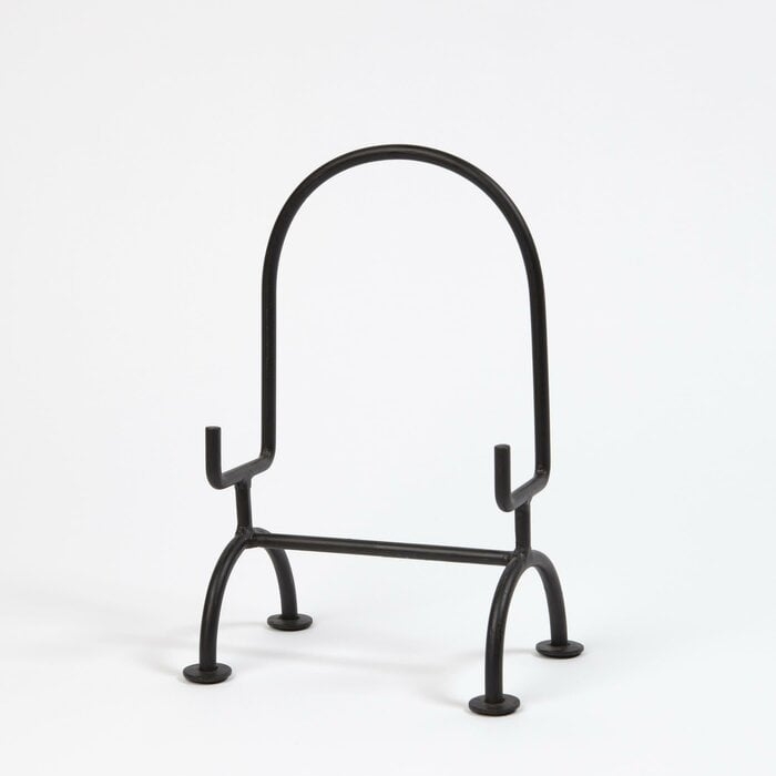Metal Farmhouse Plate Stand in Black - Image 0