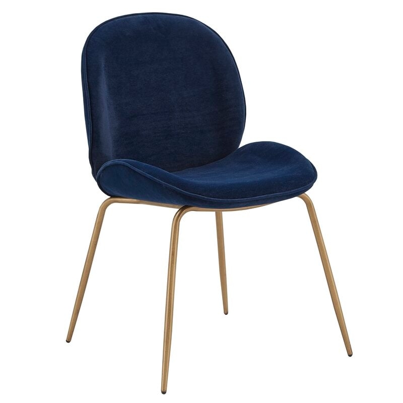 Guillemette Velvet Upholstered Side Chair (Set of 2) - Image 0