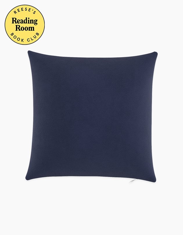 Navy Velvet Throw Pillow - 20" x 20" - Image 0