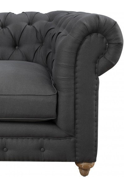 Blake Morgan Linen Sofa - Image 8