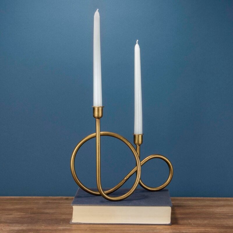Taper Metal Candlestick - Image 0