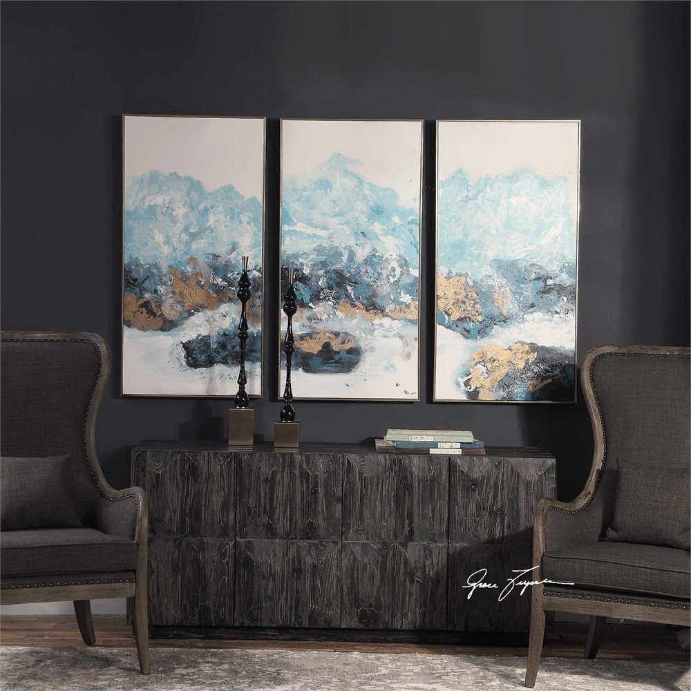 Crashing Waves Hand Painted Canvases - Image 1