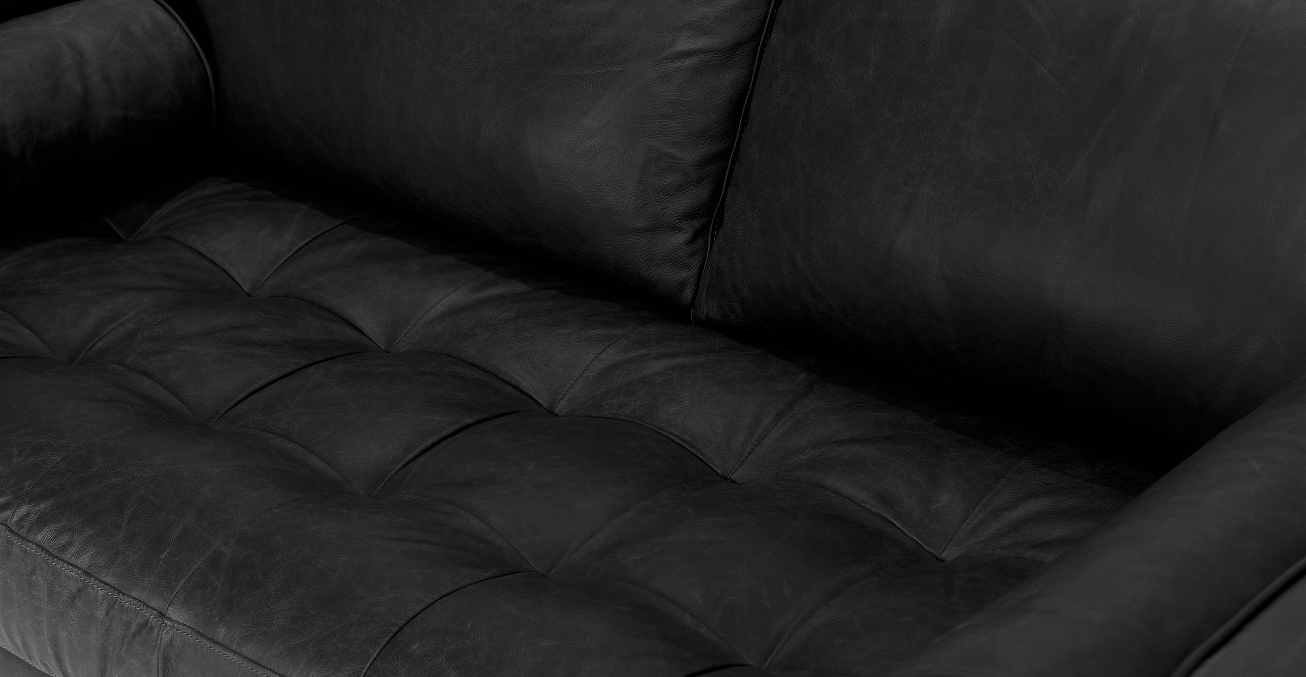 Sven Oxford Black 72" Sofa - Image 2