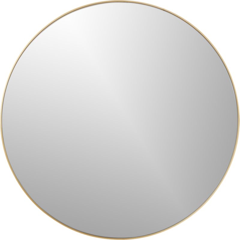Infinity 24" Round Brass Wall Mirror - Image 4