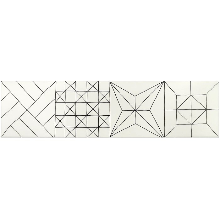 9" x 35" Porcelain Field Tile in Matte Blanco/sq. ft. - Image 0