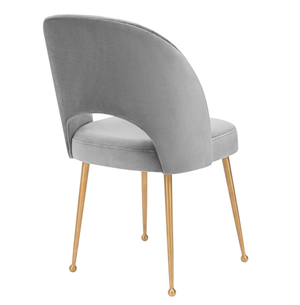 Alani Light Morgan Velvet Chair - Image 1