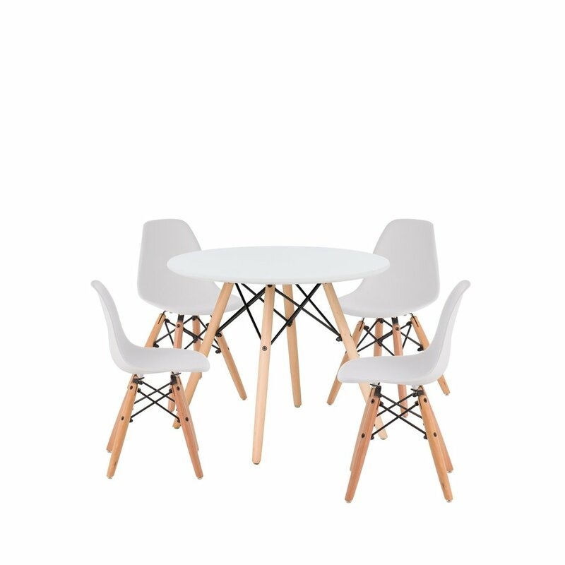 Lesko Kids 5 Piece Writing Table and Chair Set - Image 0