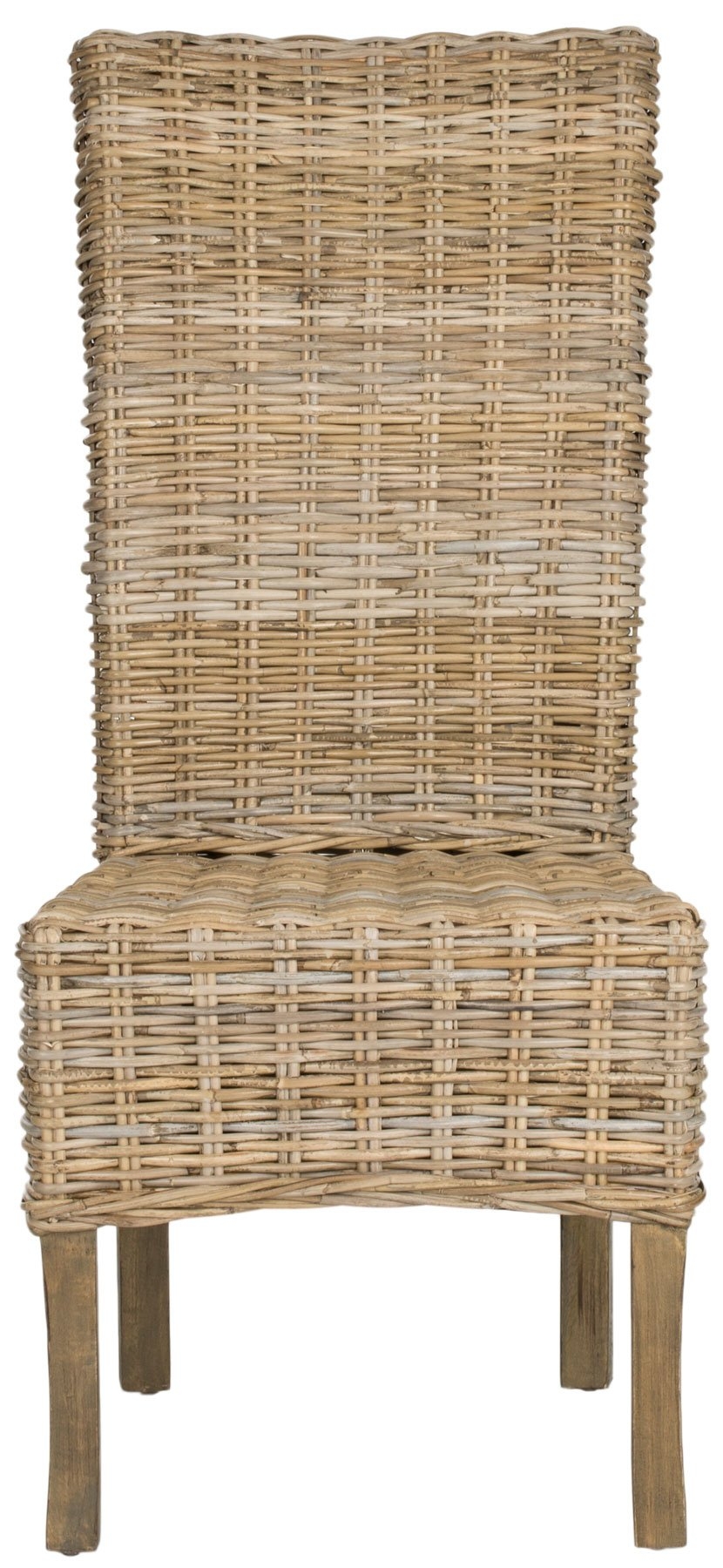 Quaker 19''H Rattan Side Chair - Natural Unfinished - Safavieh - Image 0