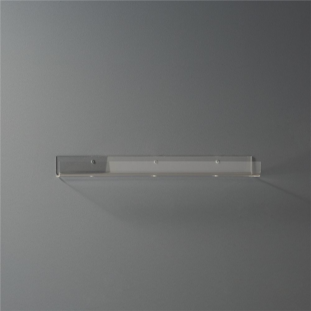 acrylic wall shelf 24" - Image 0