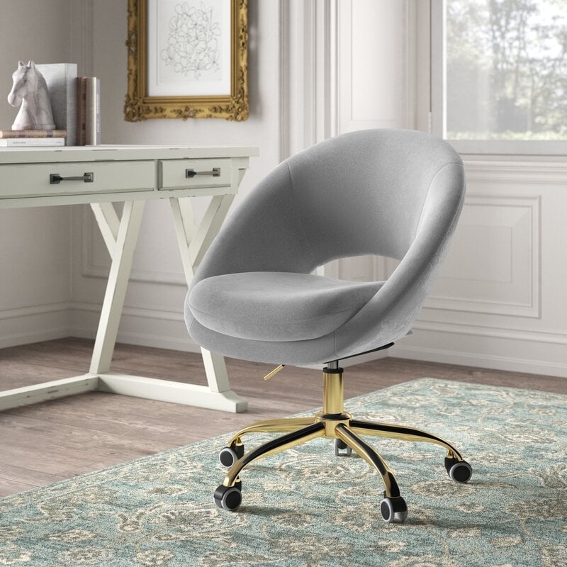 Lourdes Task Chair - Gray - Image 0