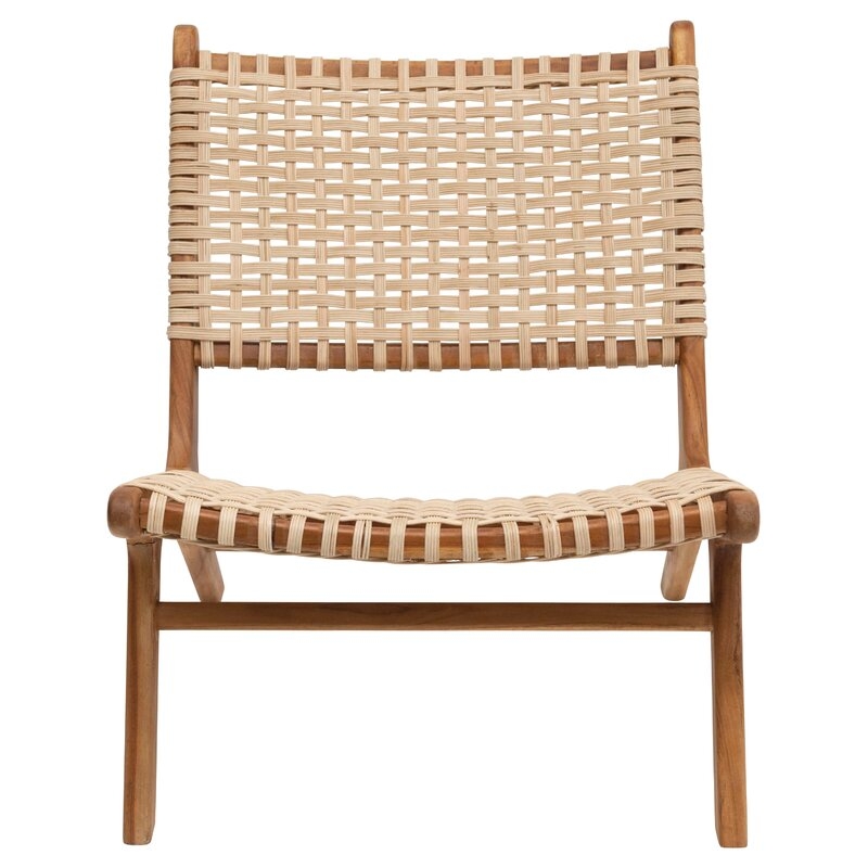 Springtown Woven Rattan 31.5" Side Chair - Image 3