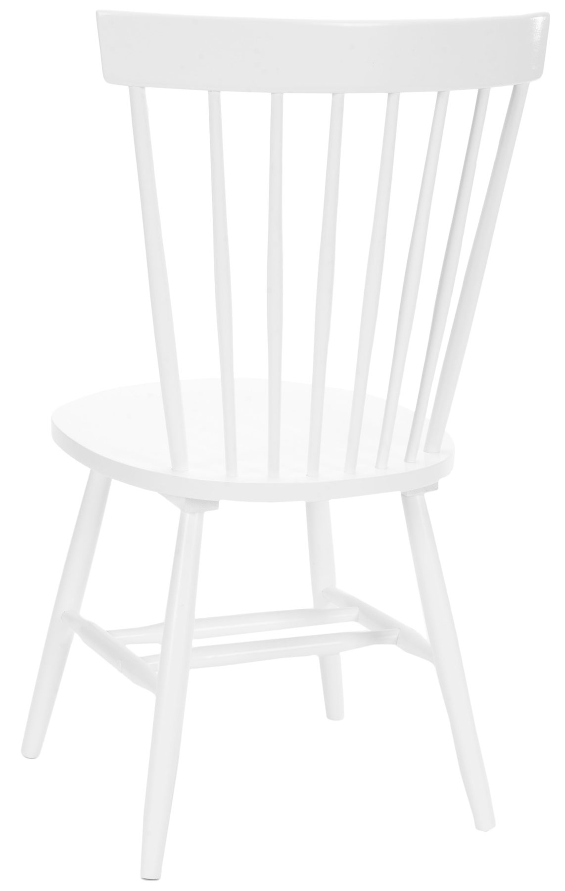 Romy Spindle Dining Chair, White, Set Of 2 - Image 3